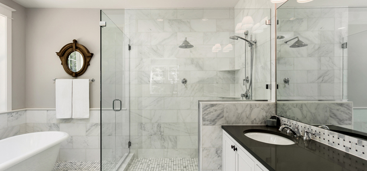 bathroom shower door installation in Loma Linda